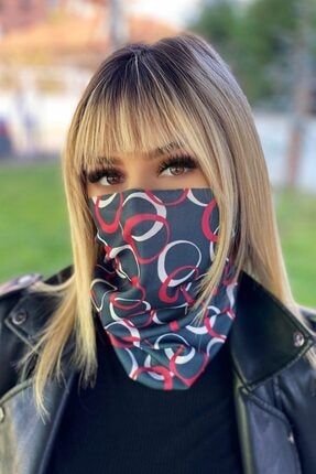 Karışık Renk Halka Desenli Çok Amaçlı Buff/bandana/maske 8699100363805