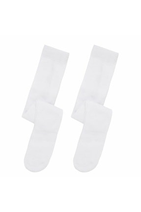 2 Li Beyaz Külotlu Çorap külotlu çorap
