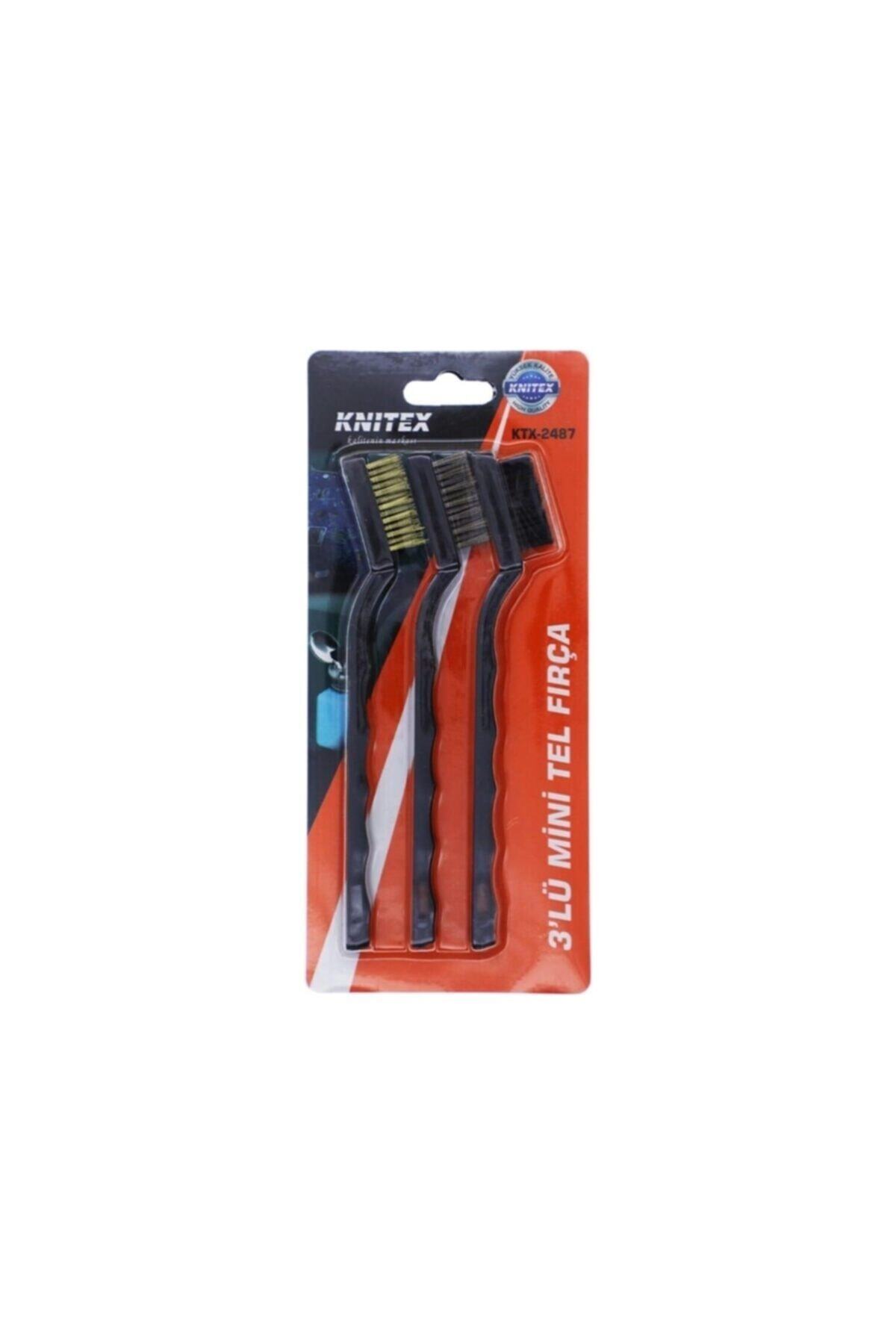 Knıtex Ktx-2487 Mini Tel Fırça Seti 3 Parça
