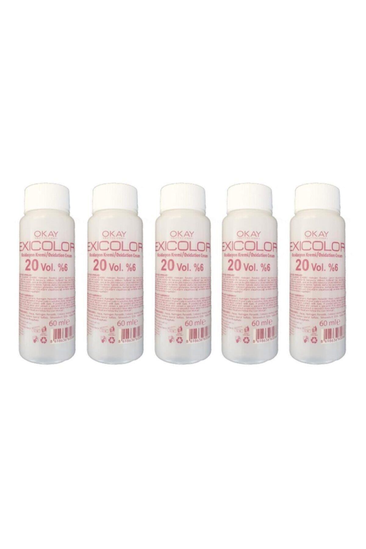 20 Volüm Oksidan Peroksit 60ml 5 Adet — 2604-2