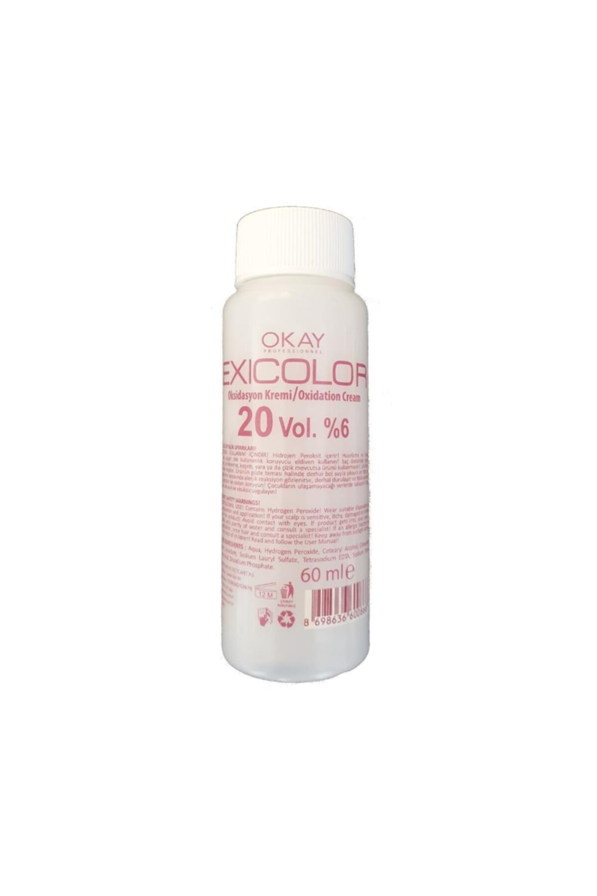 Exicolor 20 Volüm Oksidan Peroksit 60 Ml