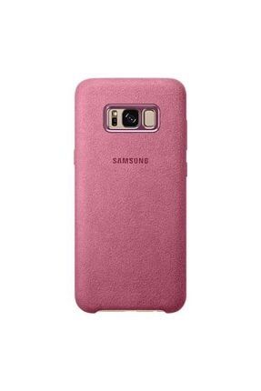 Samsung Galaxy S8 Plus Alcantara Cover Pembe - Ef-xg955apegww ks-4331