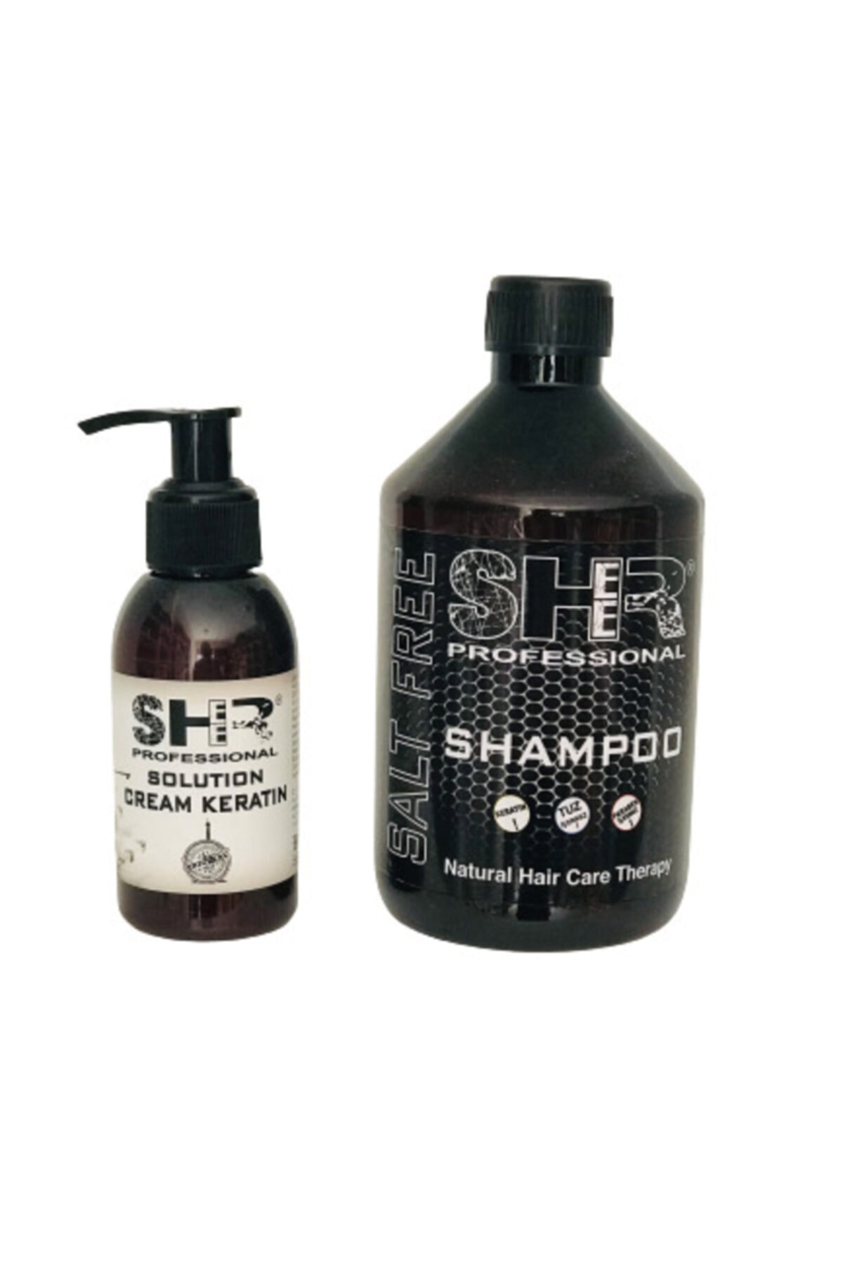 Profesyonel Brezilya Keratin Ve Keratin Bakım 100 Ml + Salt Free Şampuan (tuzsuz) 500 Ml — SHRKT