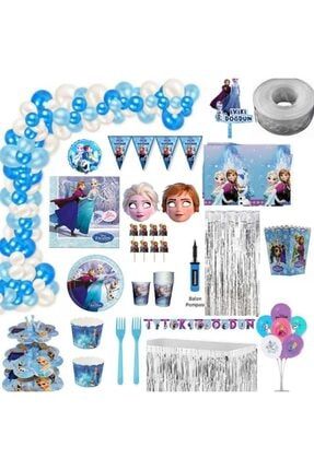 Frozen & Elsa 16 Kişilik Ultra Lüks Doğum Günü Parti Seti ultraluksfrozen16