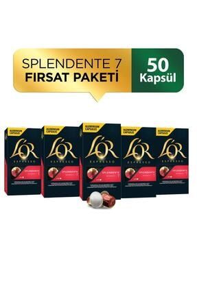 - Splendente - Intensity 7 - Nespresso Uyumlu Kapsül Kahve Fırsat Paketi 10 X 5 Paket (50 Adet) 87110003579106