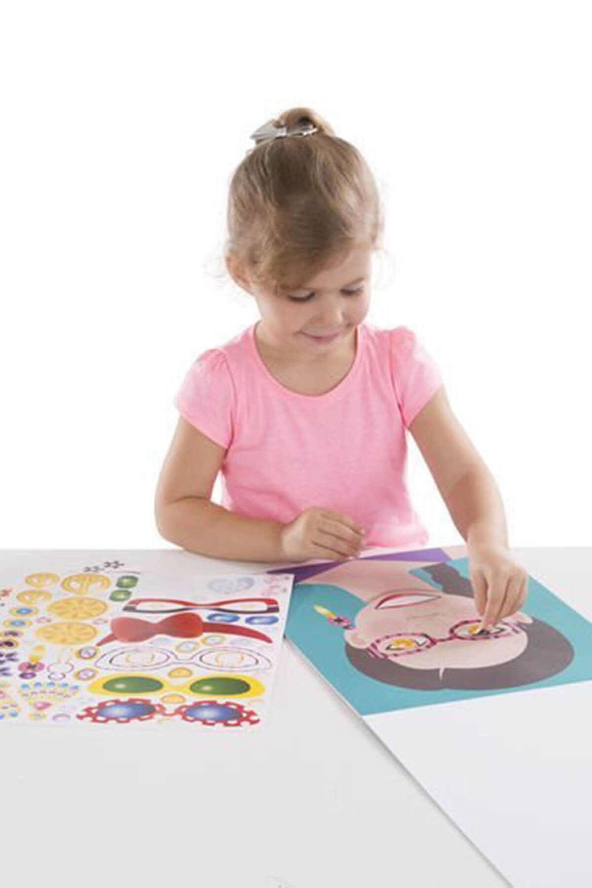 اسباب بازی های چوبی سفید مردانه و زنانه Melissa Doug کتاب Lickening Face Melissa & Doug