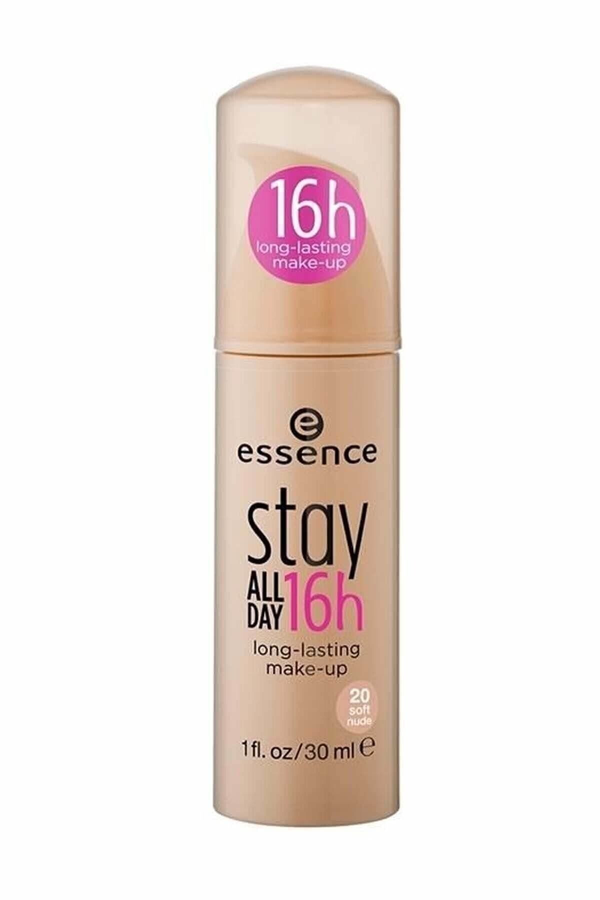 Essence Stay All Day 16h 16 Nude Saat Foundation - Trendyol Fondöten Yorumları 20 (30ML) 20 Soft Fiyatı, - 4250338410828