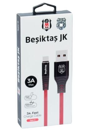 Beşiktaş Orijinal Lisanslı 3a Type-c 1 Metre Şarj Kablosu GA3009