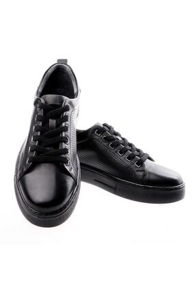 Siyah - Erkek Sneaker Spor Ayakkabı P-00349