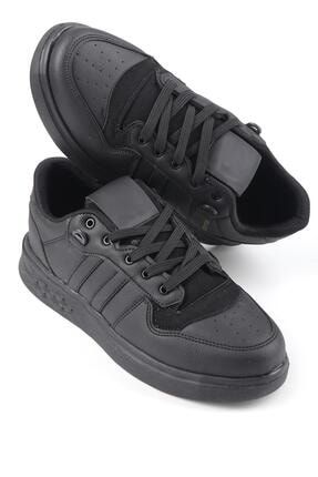 Siyah - Fashion Erkek Casual Sneaker Spor Ayakkabı Asn87 SNZ1
