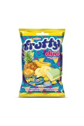 Frutty Duo Kavun-ananas Aromalı Yumuşak Şeker 1000g (1 Paket) EMAS-fruttyduo.kavun