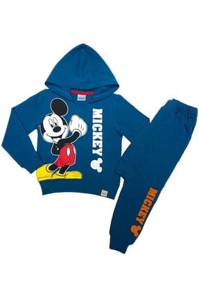 Mickey Mouse Kapşonlu Eşofman Takım %100 Orijinal - Mc19384 MC19384