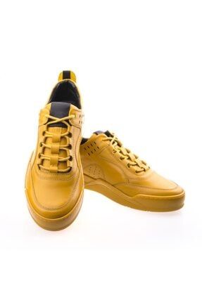 Erkek Sarı Bağcıklı Sneaker P-00634