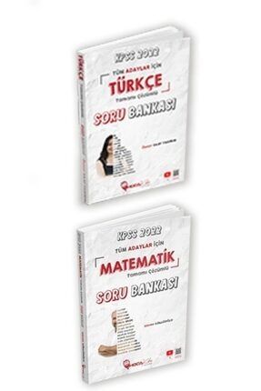 2022 Kpss Türkçe Matematik Soru Bankası 2 Li Set h0091