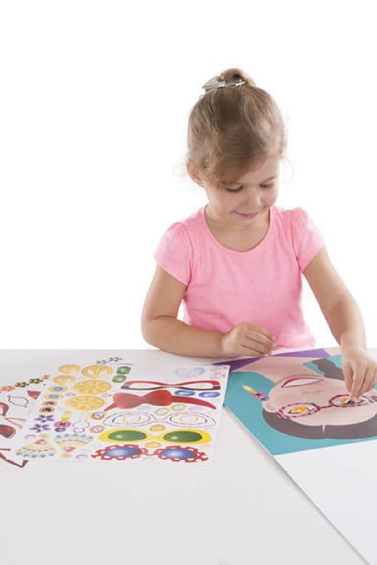اسباب بازی های چوبی سفید مردانه و زنانه Melissa Doug کتاب Lickening Face Melissa & Doug