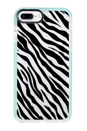 Iphone 7 Plus Zebra Pattern Candy Bumper Silikonlu Telefon Kılıfı MCCBZBRPTRN01