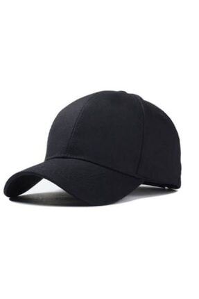 Unisex Düz Siyah Şapka DFN-1122