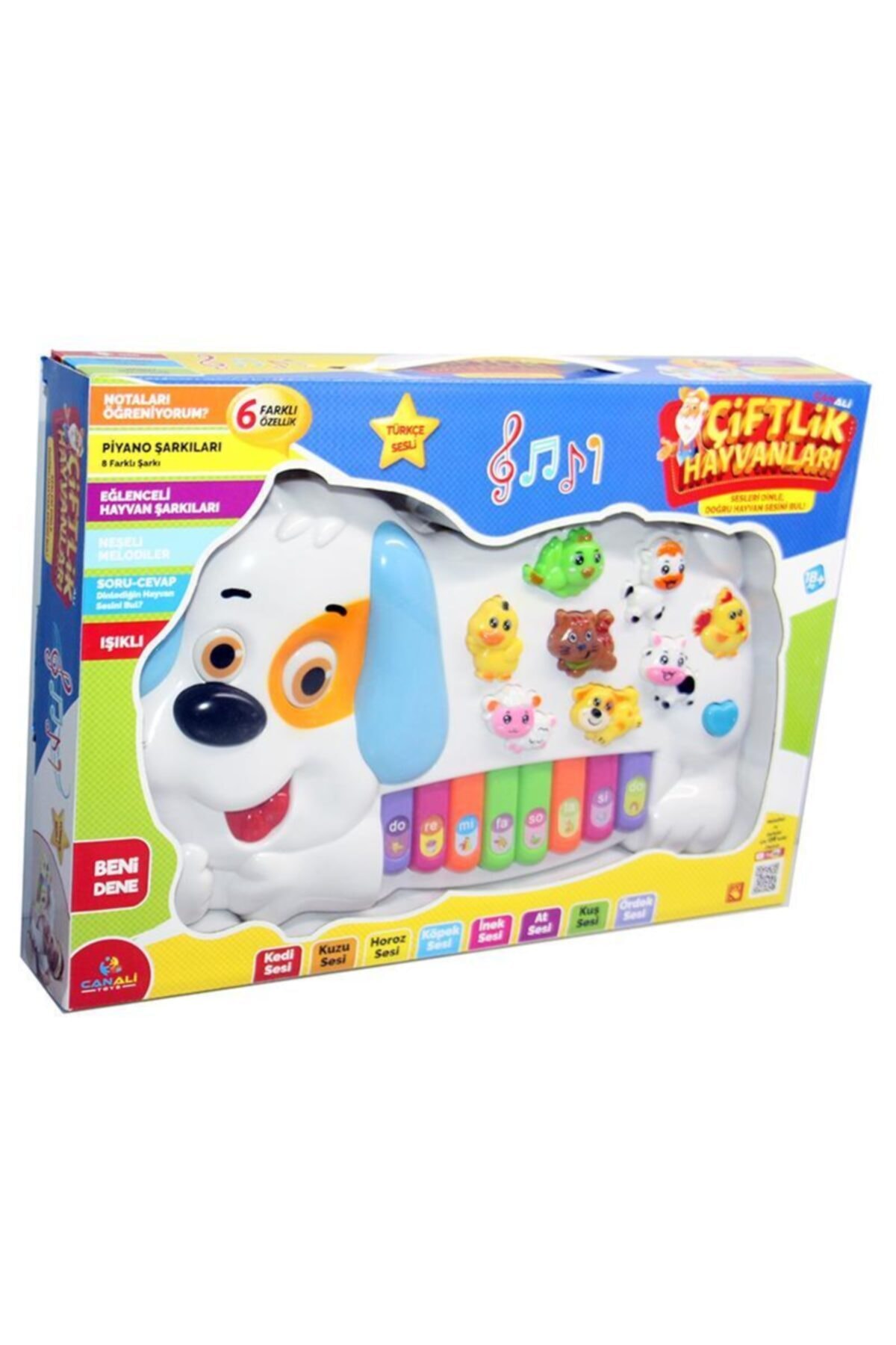 Can Ali Toys Türkçe Sesli Piyano Köpek