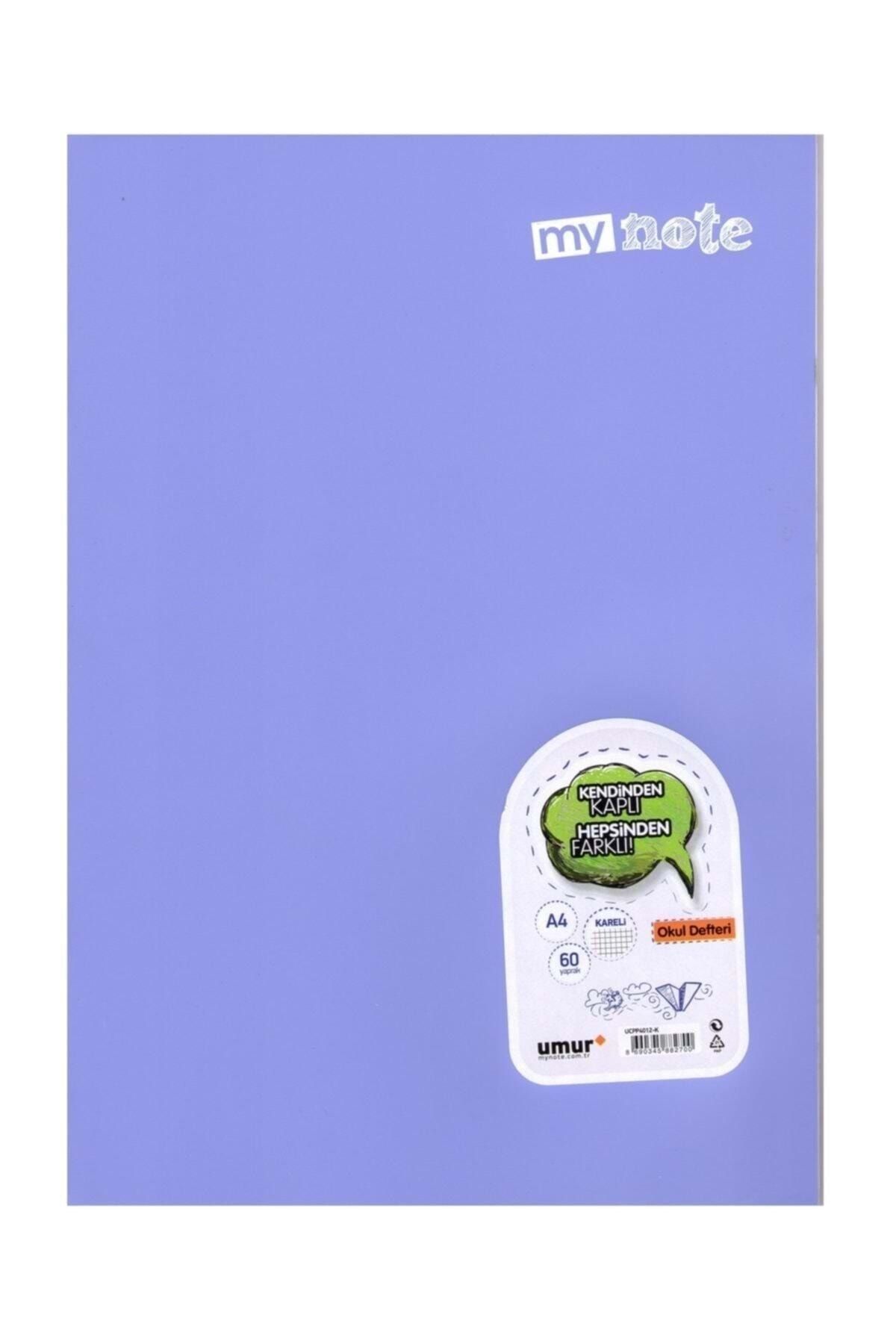 Mynote-Text A4 60 Sheets Checkered Checked Plastic Cover Notebook 1