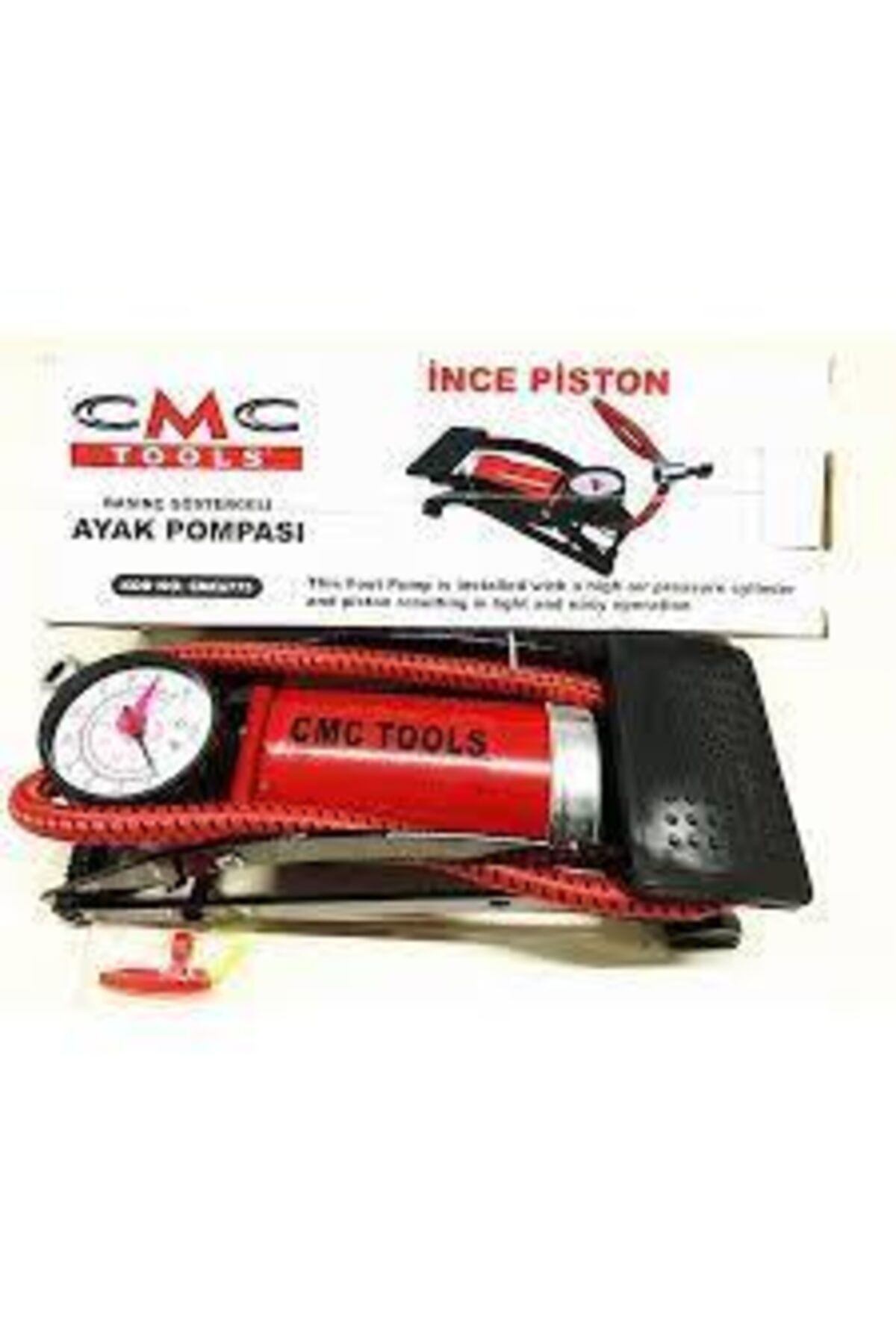 Genel Markalar Cmc Basınç Göstergeli Ayak Pompası Ince Piston