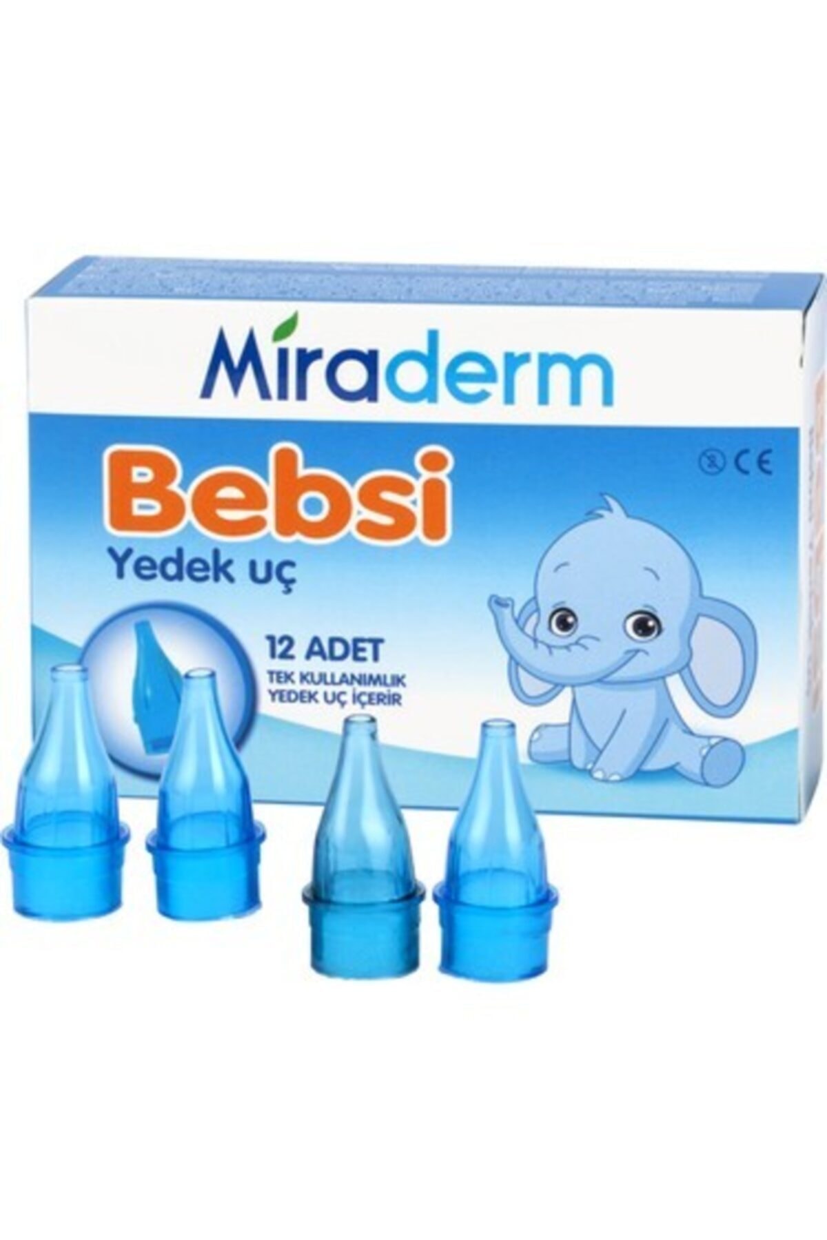 Miraderm Bebsi Burun Aspiratörü Yedek Uç - 12 Adet