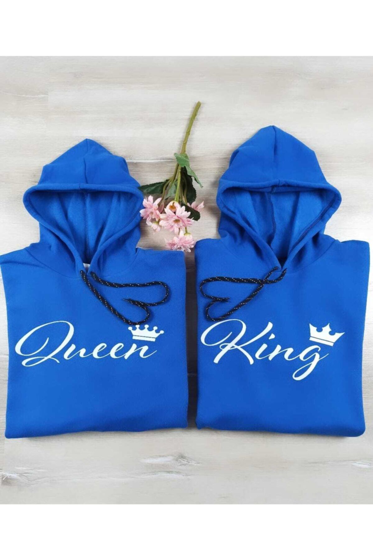 giyinbizden Lover Combination Blue King Queen Polar