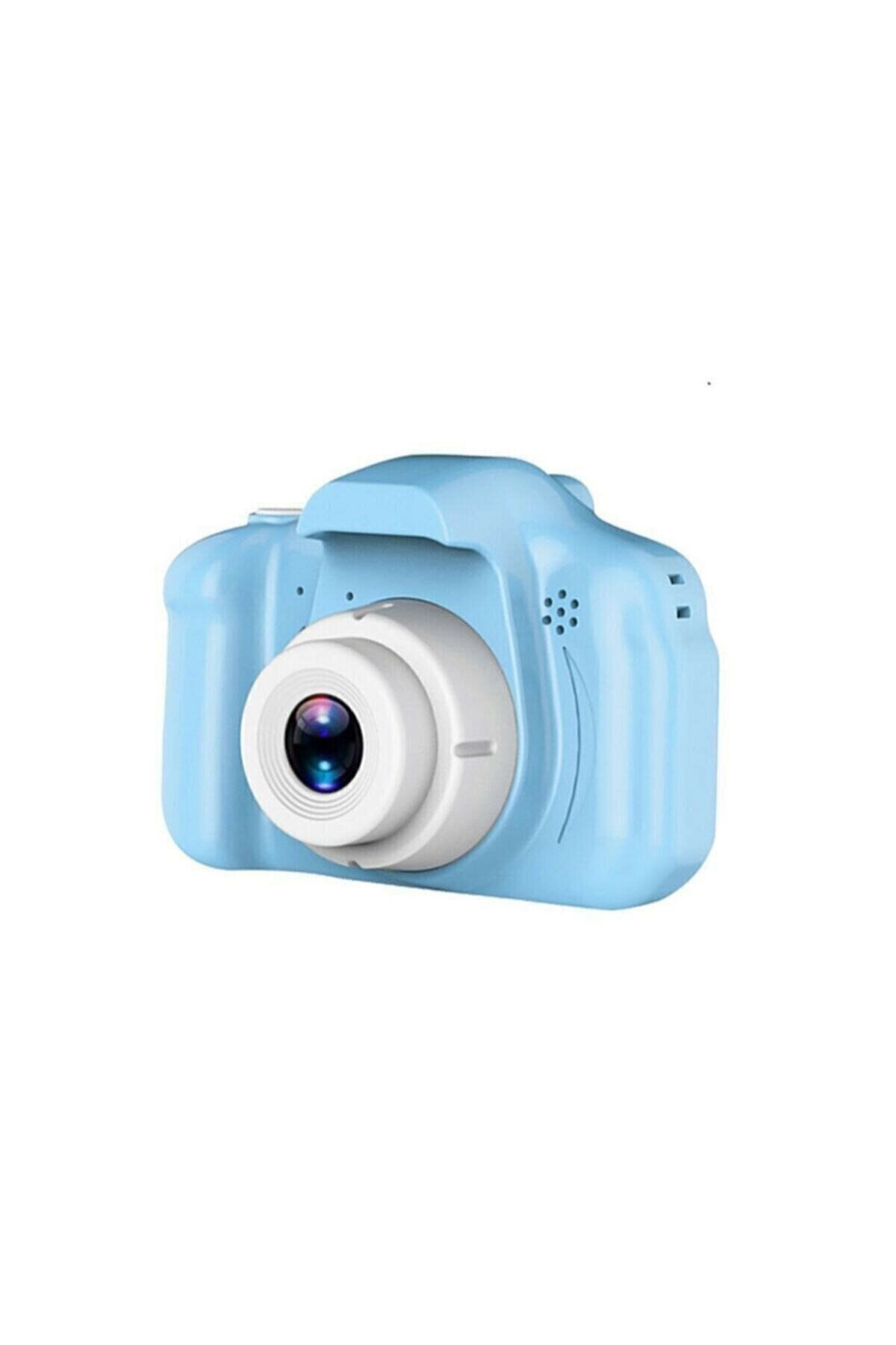 Mini Eğitici Kamera Çocuklar Için Dijital Fotoğraf Makinesi Mavi