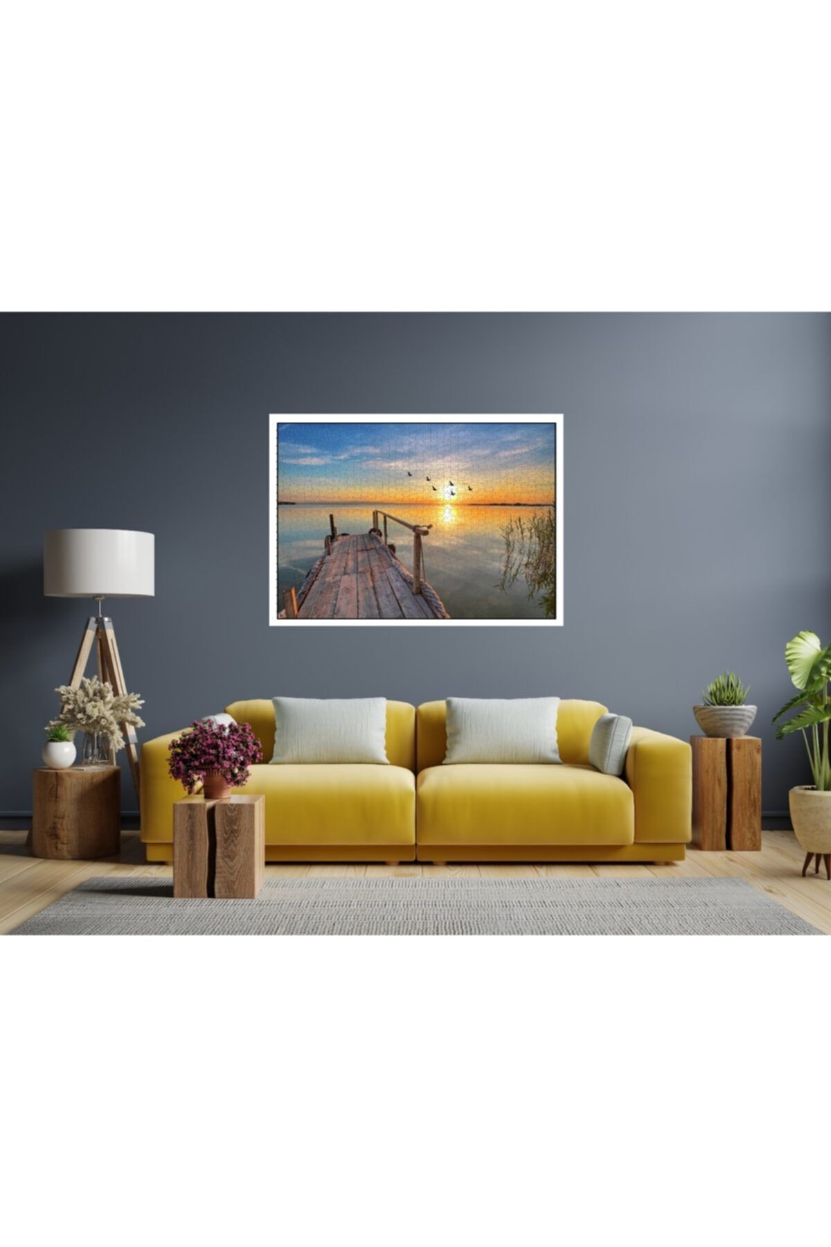 Nova Puzzle-Nova 1000 Piece Sunset Puzzle in Scaffolding / 3