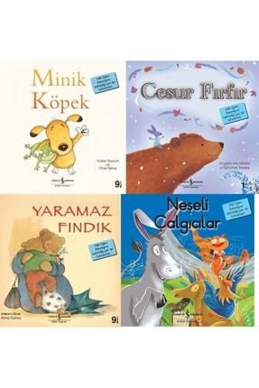 Ilk Okuma Kitapları Seti Meb Onaylı 4 Kitap Set Cesur Fırfır-minik Köpek-yaramaz Fındık ilk okuma kitapları meb onaylı