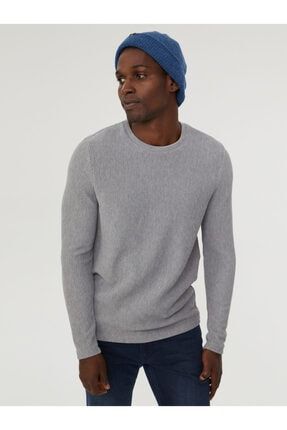 Erkek Gray Sweatshirt ALIDEN-13855