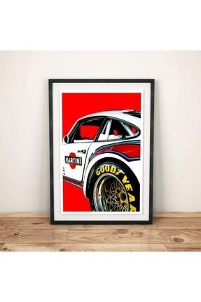 Martini Porsche 935 Classic Çerçevesiz 30x40 Poster PORSCHE