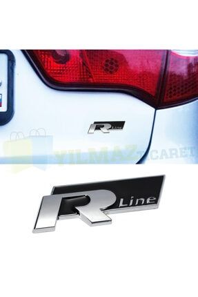 Volkswagen R Line Bagaj Logo Passat Cc Tiguan Paslanmaz Çelik Yüksek Kalite 386804968-rlnesyh