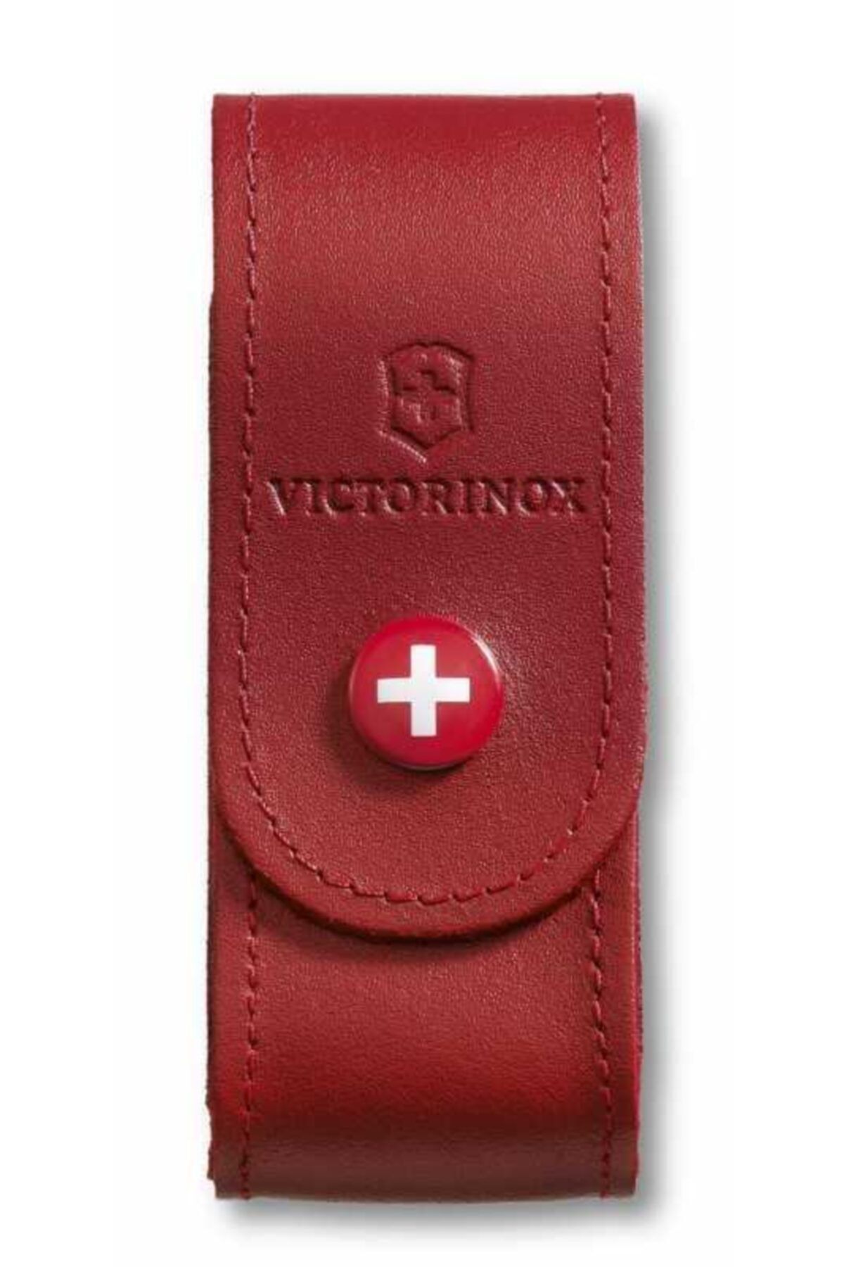 Кожаный чехол для карманного ножа VICTORINOX 4.0520.1 Красный с кнопками TYC00264462216