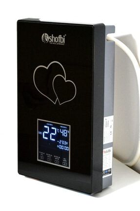 Akıllı Dijital Sıcaklık Ayarlı Şofben Sh-1p Siyah Kalp SH-1P