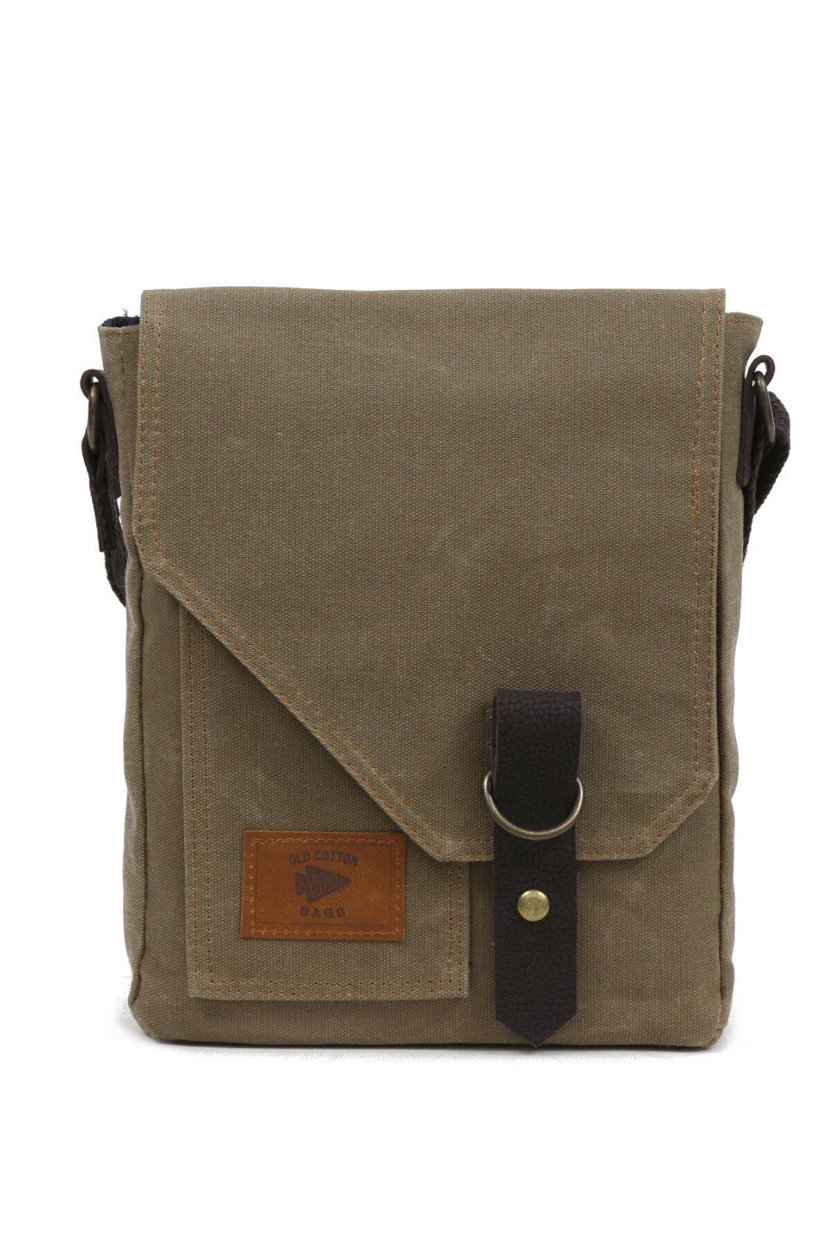 old cotton cargo 7059 S Water Resistant Shoulder Mini Laptop Brown Messenger Bag Trendyol