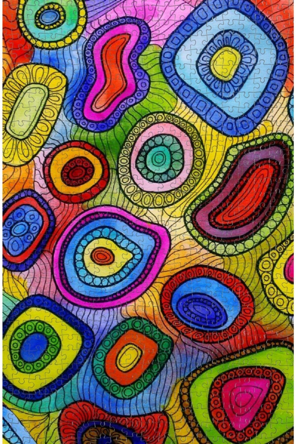 Nova Puzzle-Nova 1000 Piece Colorful Bubbles Puzzle - 41016 4