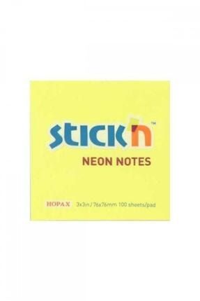 Stickn Neon Sarı 76x76 100 Yaprak Not Kağıdı KBRAF-2080.50175