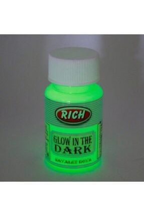Karanlıkta Parlayan Hayalet Boya Glow In The Dark 3000 Natural Yeşil 50 Cc RICH KPHB503000