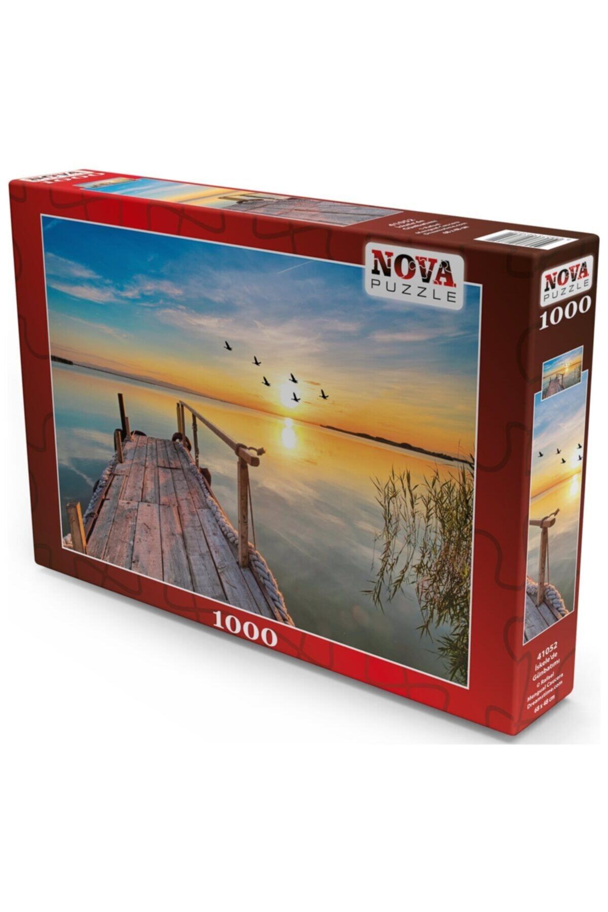 Nova Puzzle-Nova 1000 Piece Sunset Puzzle in Scaffolding / 2