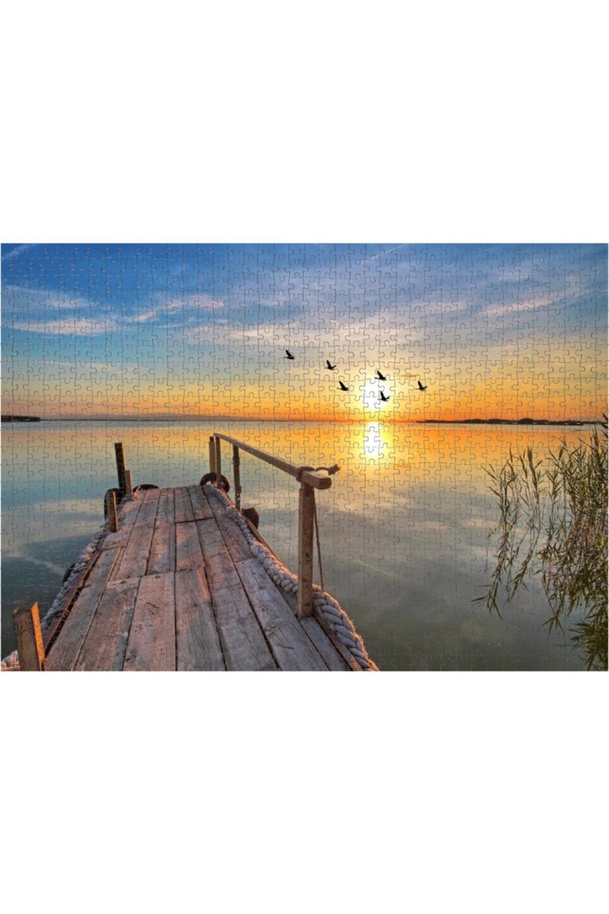 Nova Puzzle-Nova 1000 Piece Sunset Puzzle in Scaffolding / 4