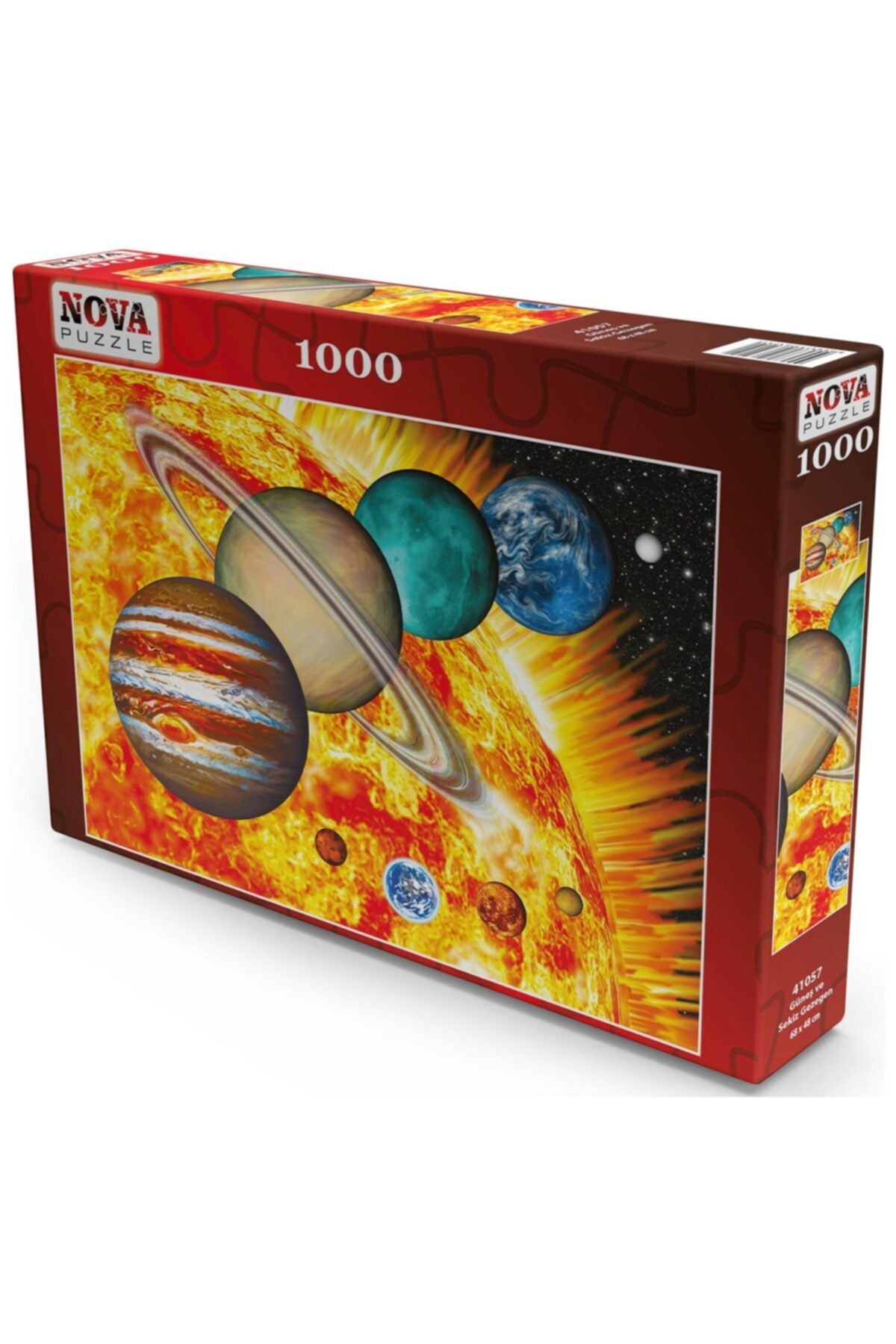 Nova Puzzle 1000 Parça Güneş Sistemi ve Sekiz Gezegen Puzzle