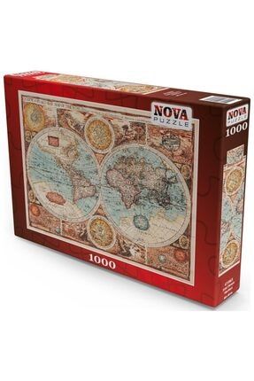 1000 Parça 1626 Eski Dünya Haritası - Andrey Burmakin NOVA41065