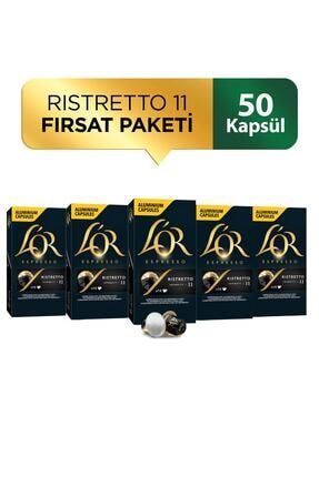 - Ristretto - Intensity 11 - Nespresso Uyumlu Kapsül Kahve Fırsat Paketi 10 X 5 Paket (50 Adet) 87110008916435