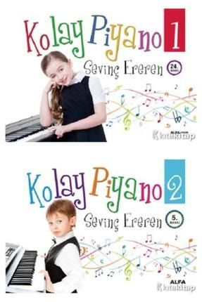Kolay Piyano 1 - Kolay Piyano 2 - Sevinç Ereren 2 Kitap Set SVNÇER12ST