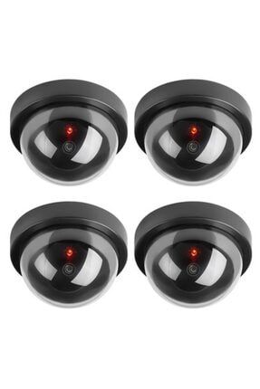 Sahte Güvenlik Kamerası 4 Adet Led Işıklı Dome Caydırıcı Taklit Kamera blz12231212