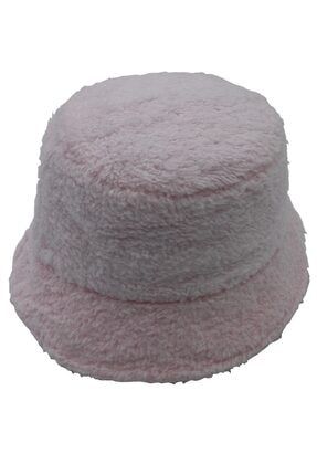 Kadın Kışlık Peluş Yumuşak Balıkçı Bucket Şapka Batik 1w1w