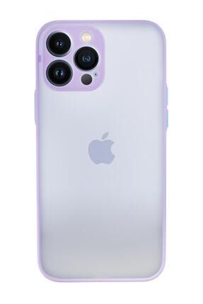 Iphone 13 Pro Uyumlu Kamera Korumalı Buzlu Şeffaf Lüx Telefon Kılıfı MCIP13PROBKSZ01
