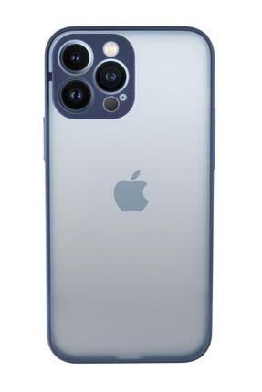 Iphone 13 Pro Max Uyumlu Kamera Korumalı Buzlu Şeffaf Lüx Telefon Kılıfı MCIP13PMAXBKSZ01