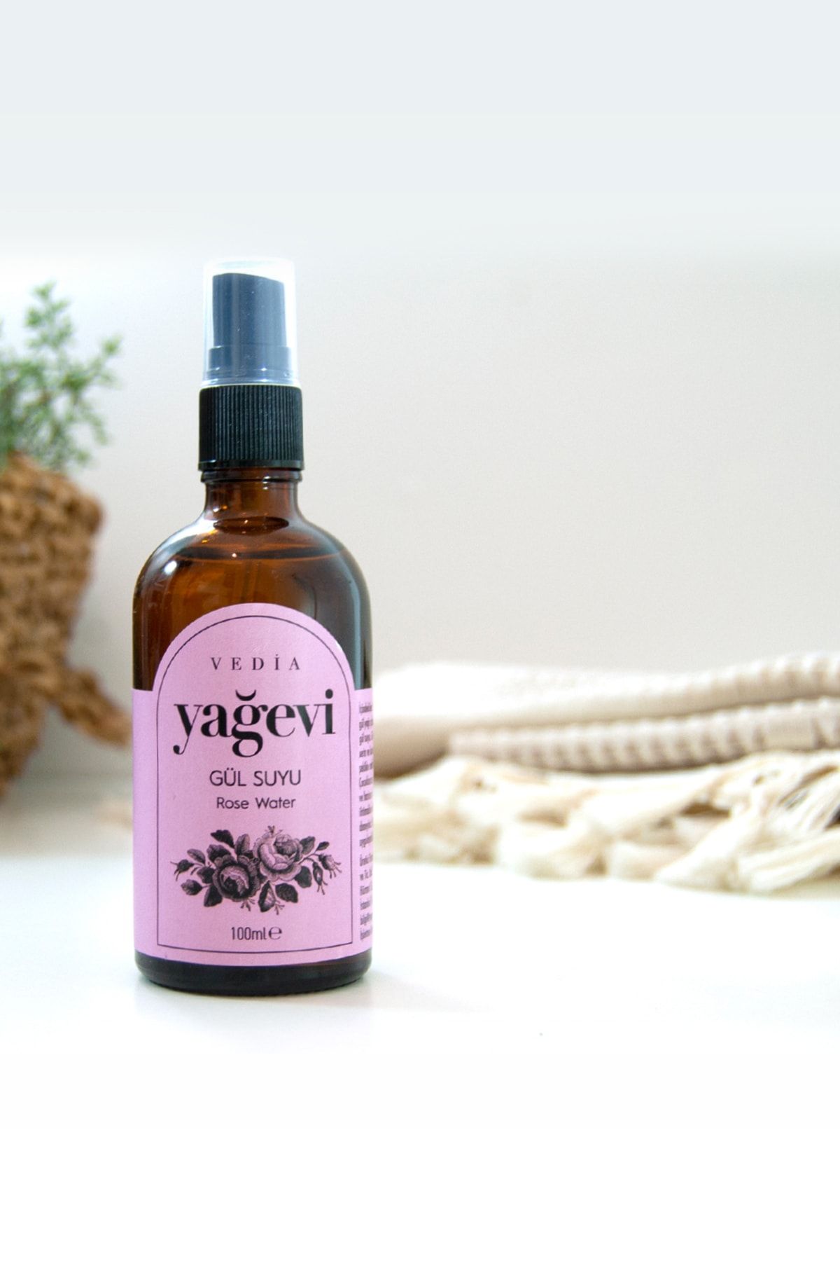 گلاب 100 میلی لیتر - تونیک گل رز کامل و خالص Yağevi