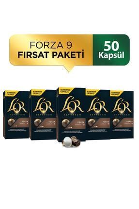 - Forza - Intensity 9 - Nespresso Uyumlu Kapsül Kahve Fırsat Paketi 10 X 5 Paket (50 Adet) 87110003579346